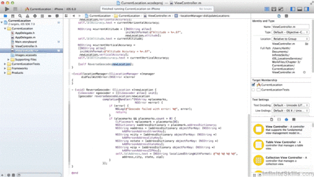 infiniteskills - Mastering iOS Development - Location Services