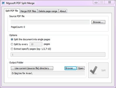 Mgosoft PDF Split Merge 8.4.16