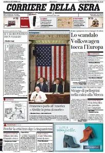 Il Corriere della Sera - 25.09.2015