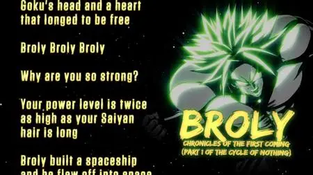Dragonball Z Abridged MUSIC Broly Chronicles Extended Cut