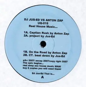 DJ Jus-Ed vs. Anton Zap - Real House Music (2008)