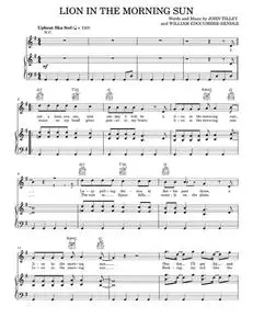 Lion in the morning sun - Will And The People (Piano-Vocal-Guitar)