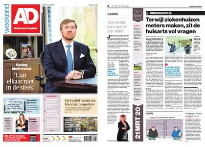 Algemeen Dagblad - Hoeksche Waard – 21 maart 2020