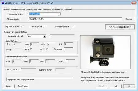GoPro Recovery 1.27