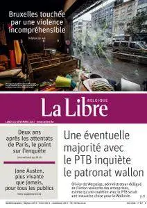 La Libre Belgique du Lundi 13 Novembre 2017