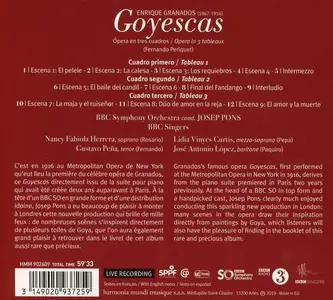 Josep Pons, BBC Symphony Orchestra, BBC Singers - Enrique Granados: Goyescas (2019)