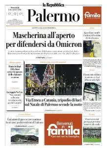 la Repubblica Palermo - 1 Dicembre 2021