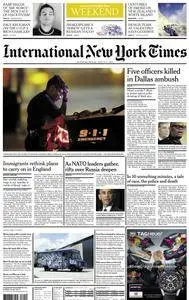 International New York Times - 9-10 July 2016