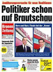 Kronen Zeitung Tirol - 14. Oktober 2017