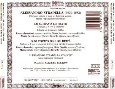 Estévan Velardi, Alessandro Stradella Consort - Alessandro Stradella: Lo schiavo liberato, O di Cocito oscure deità (1995)