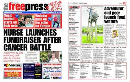 Denbighshire Free Press – September 20, 2017