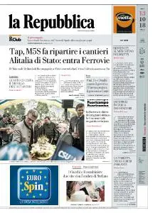 la Repubblica - 13 Ottobre 2018