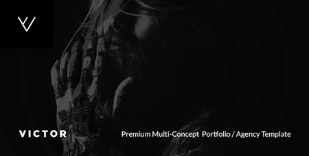 ThemeForest - VICTOR v1.0 - Premium Creative Portfolio / Agency / Photography / Personal / Multi-Concept Web Template - 1979697