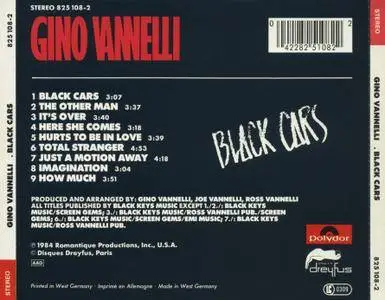 Gino Vannelli - Black Cars (1984) (Repost)