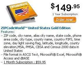 ZIPCodeWorld™ United States Gold Edition