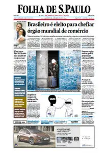 Jornal Folha de São Paulo - 8 de maio de 2013 - Quarta