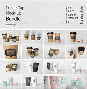 GraphicRiver - Coffee Cup Mock-Up Bundle