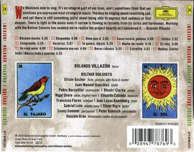 Rolando Villazon / Bolivar Soloists - Mexico (Deutsche Grammophon 2010)