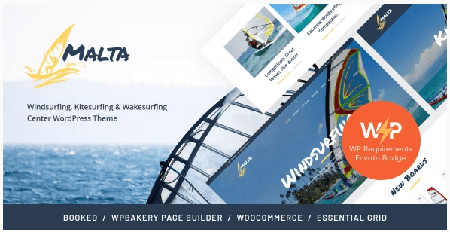 Malta v1.1.8 - Windsurfing, Kitesurfing & Wakesurfing Center Theme