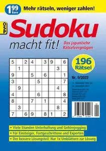 Sudoku macht fit - Nr.9 2022