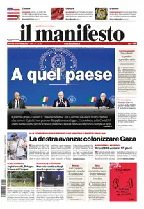 il Manifesto - 22 Ottobre 2024