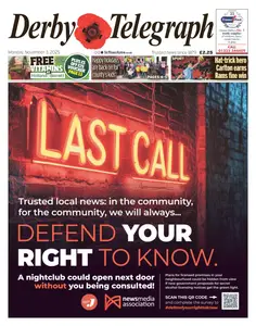 Derby Telegraph - 3 November 2025