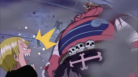 One Piece (1999 S12E40 The Enemy is Luffy!! The Strongest Zombie vs the Straw Hat Crew Koten Gars