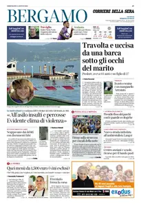 Corriere della Sera Bergamo - 13 Agosto 2025