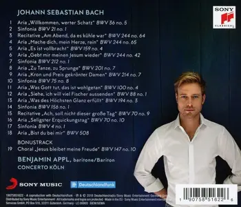 Benjamin Appl, Concerto Köln - Bach (2018)