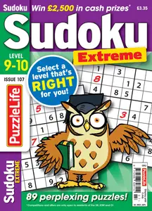PuzzleLife Sudoku Extreme - May 2025