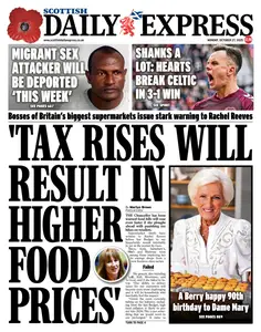 Scottish Daily Express - 27 October 2025