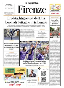 la Repubblica Firenze - 6 Ottobre 2024