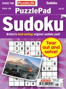 PuzzleLife PuzzlePad Sudoku - Issue 108 2024