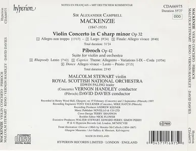 Malcolm Stewart, Royal Scottish National Orchestra - Alexander Mackenzie: Violin Concerto, Pibroch Suite (1998)