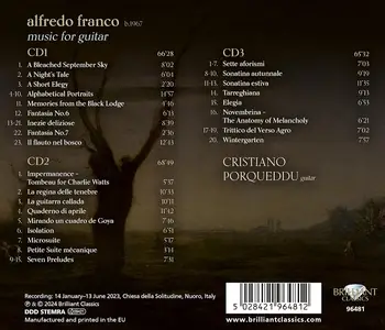 Cristiano Porqueddu - Alfredo Franco: Music for solo guitar (2024)