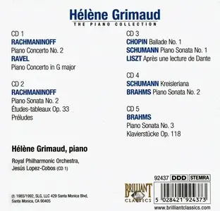 Hélène Grimaud - The Piano Collection: Rachmaninov, Ravel, Chopin, Schumann, Liszt, Brahms [5CDs] (2011)