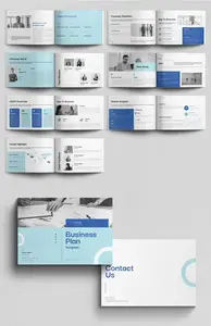 Business Plan Brochure Template Landscape 1755772863