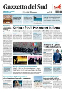 Gazzetta del Sud Catanzaro - 27 Luglio 2024