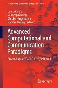 Advanced Computational and Communication Paradigms, Volume 1