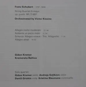 Kremerata Baltica performs Franz Shubert