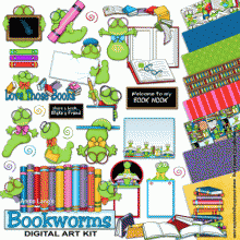 Scrap Kit: AL Bookworm