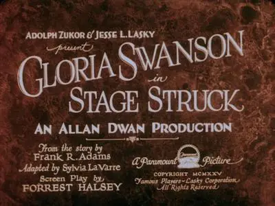 Stage Struck (1925)