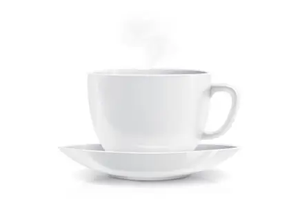vector white cup - gr