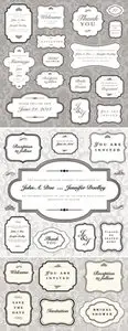Vintage Frames Vector Collection