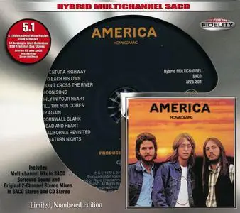 America - Homecoming (1972) [Audio Fidelity, 2015]