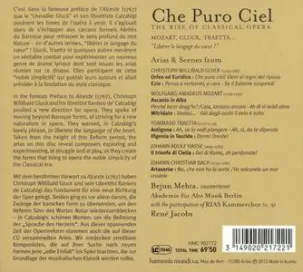 Bejun Mehta, René Jacobs, Akademie für Alte Musik Berlin - Che Puro Ciel (2013)