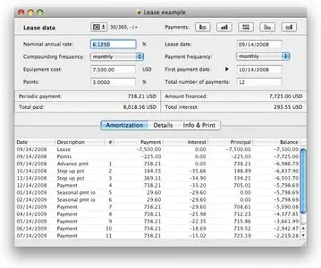 FinLease v1.9.4 Mac OS X