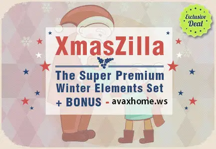 InkyDeals - XmasZilla: The Super Premium Winter Elements Set + Bonus