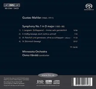 Osmo Vänskä, Minnesota Orchestra - Mahler: Symphony No.1 (2019)