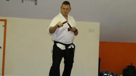 Groupex Kobudo: Nunchaku | White Chevron